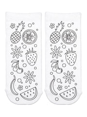 Fruits Coloring Socks