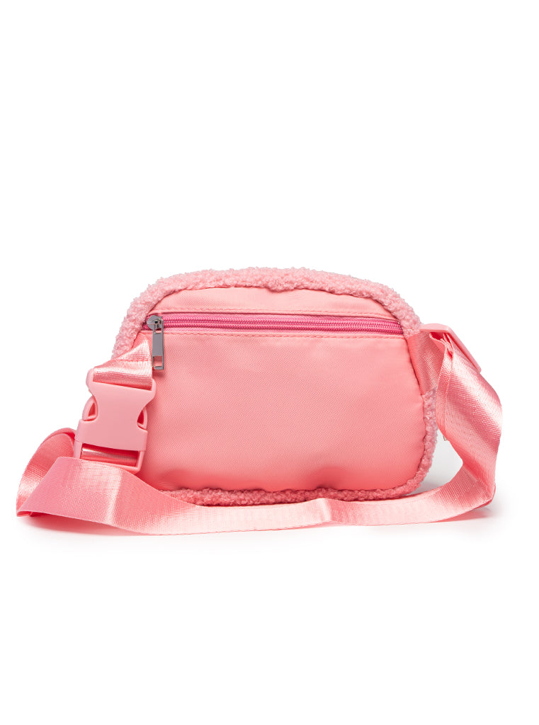 Pink Crystal Belt Bag