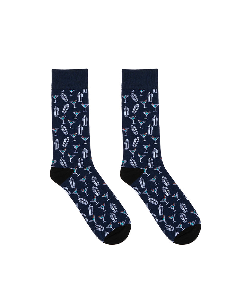 Martini Mens Bamboo Crew Socks