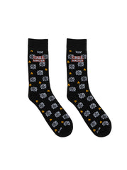 Grill Master Mens Bamboo Crew Socks