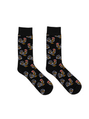 Rooster Mens Bamboo Crew Socks