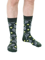 Tennis Mens Bamboo Crew Socks