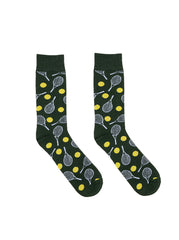 Tennis Mens Bamboo Crew Socks
