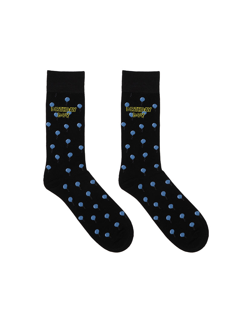 Birthday Mens Bamboo Crew Socks