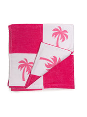 Checker Palm Pool Towel