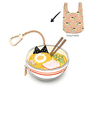 Ramen 2 in 1 Bag Charm + Shopper Bag