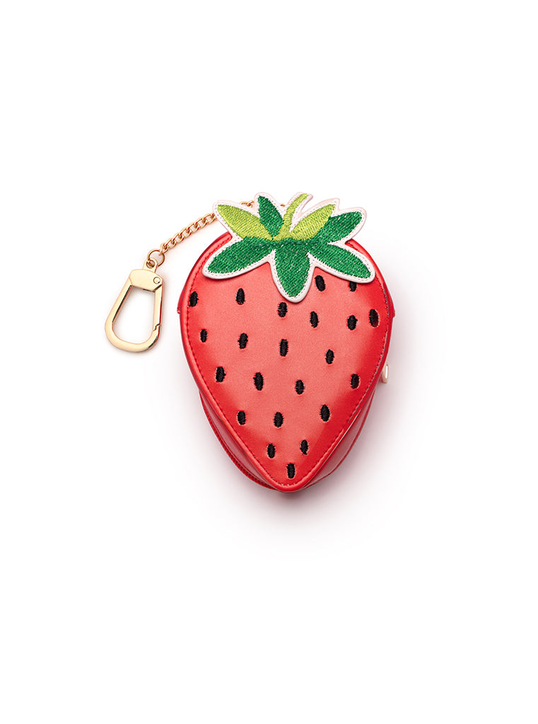Strawberry 2 in 1 Bag Charm + Shopper Bag