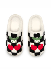 Checker Cherries Slippers
