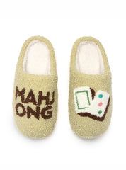 Mahjong Slippers