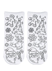 Christmas Coloring Sock