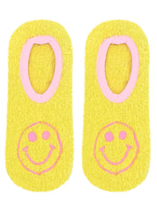Fuzzy Smile Slipper Socks
