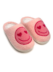 Kids Pink Happy Slippers