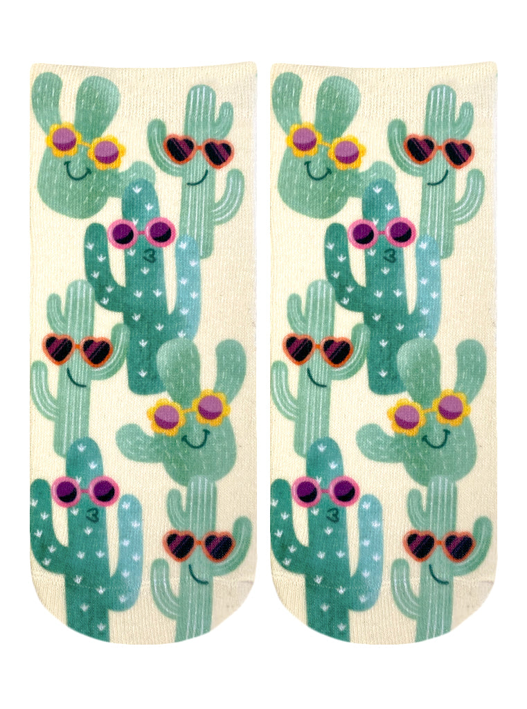 Sunny Cactus Ankle Socks