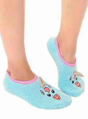 Fuzzy Unicorn Slipper Socks