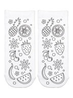 Fruits Coloring Socks