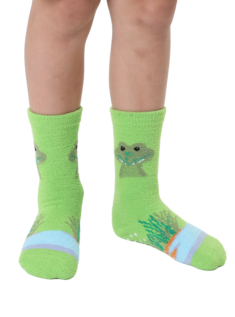 Alligator Kids Fuzzy Socks