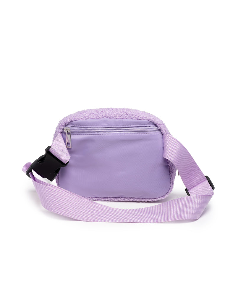 Purple Bloom Belt Bag