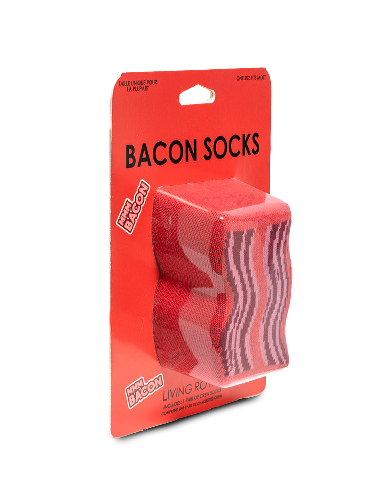 Saucisson Socks Bacon 3D Crew Sock – Living Royal