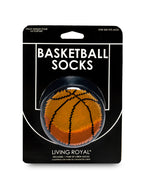 Packaging of Basketball Socks with black background