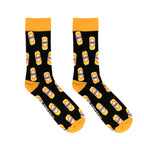 Beer Can Mens Bamboo Crew Socks