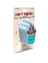 Cupcake Birthday 3D Kids Crew Sock
