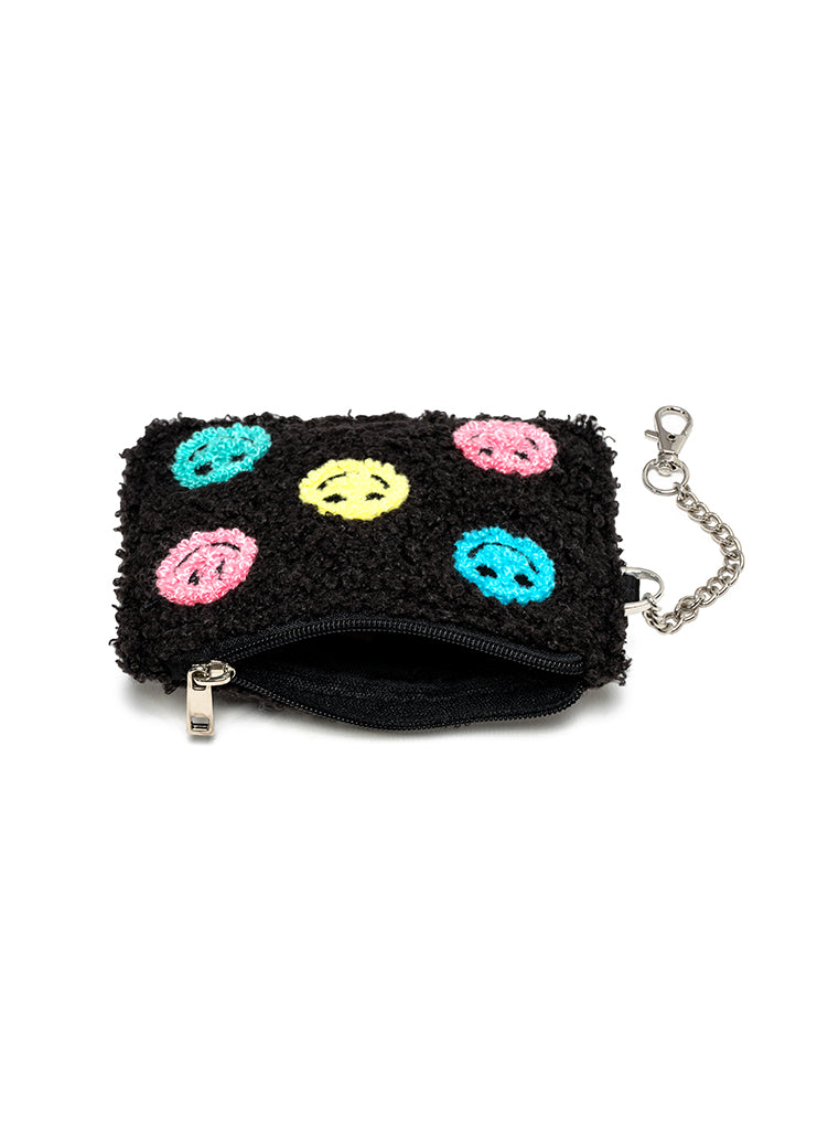 Black Smile Key Chain Pouch