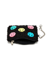 Black Smile Key Chain Pouch