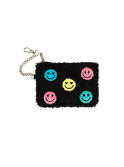 Black Smile Key Chain Pouch