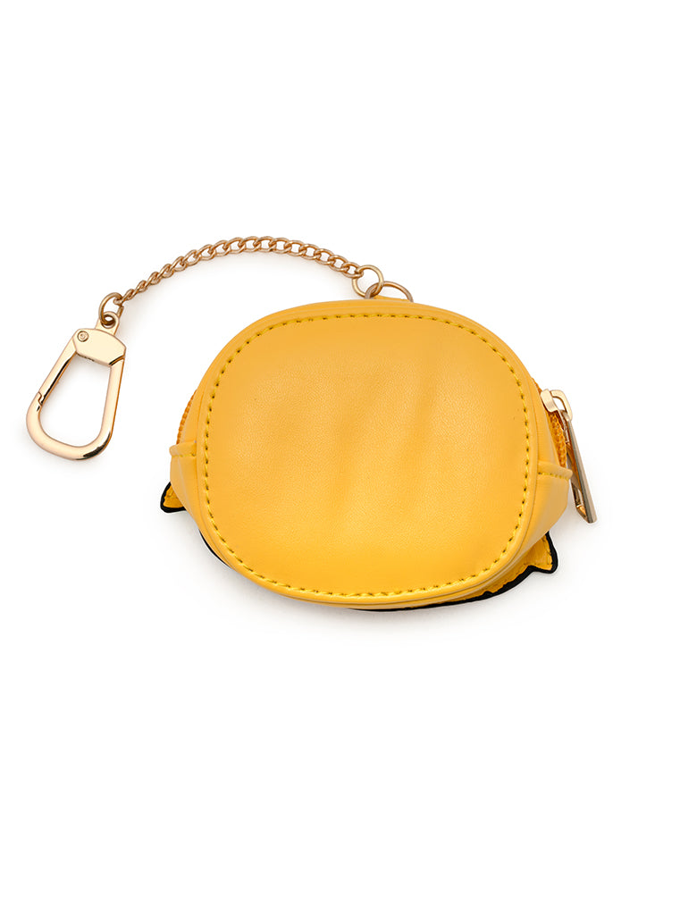 2-in-1 bag charm featuring cherry shape, displayed on a white background.