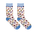 Butterfly Women's Bamboo Crew Socks