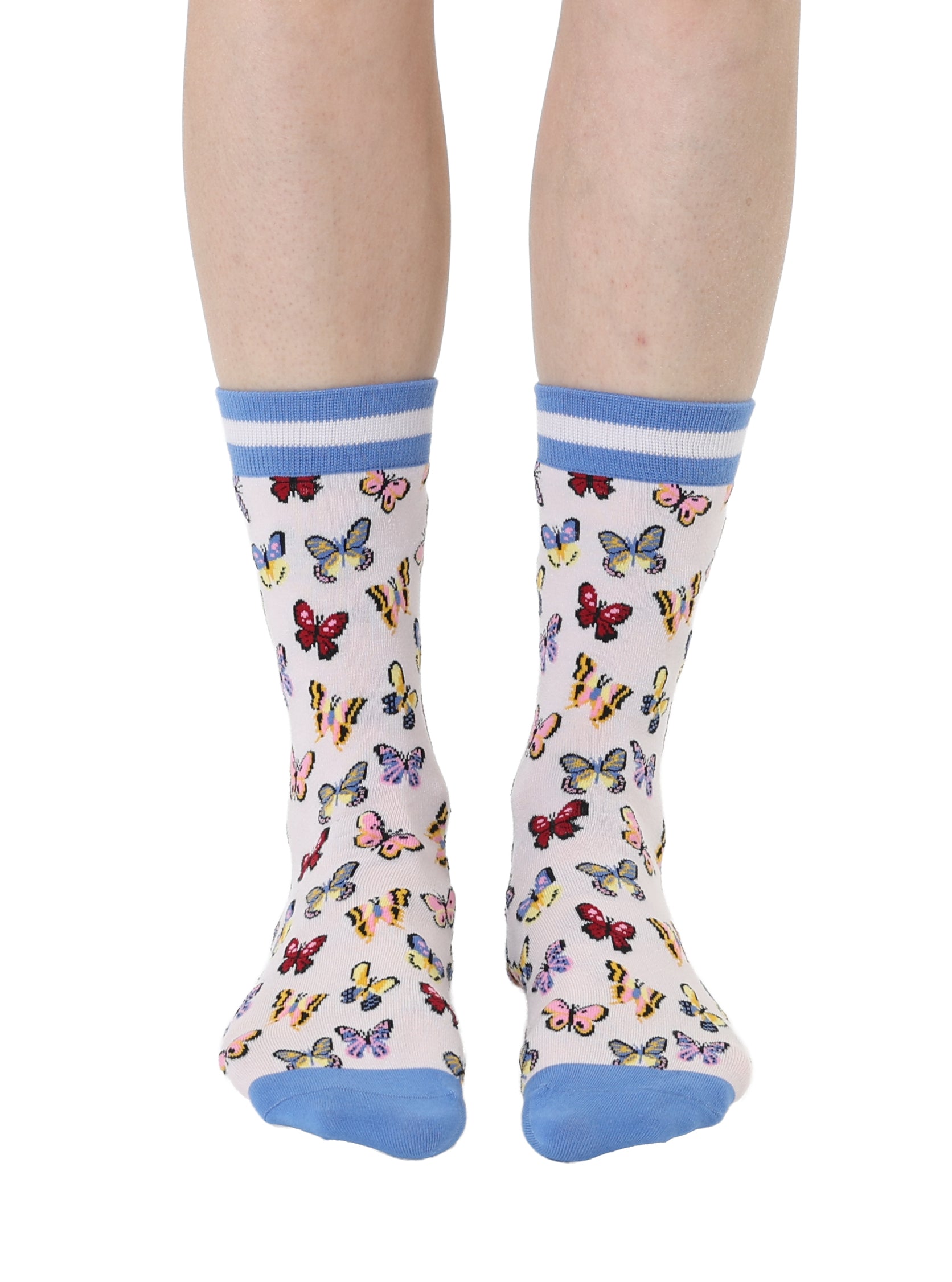 Butterfly Women's Bamboo Crew Socks