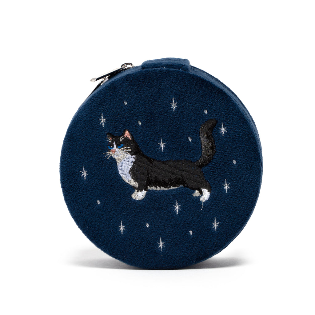 Cat Jewelry Zip Case