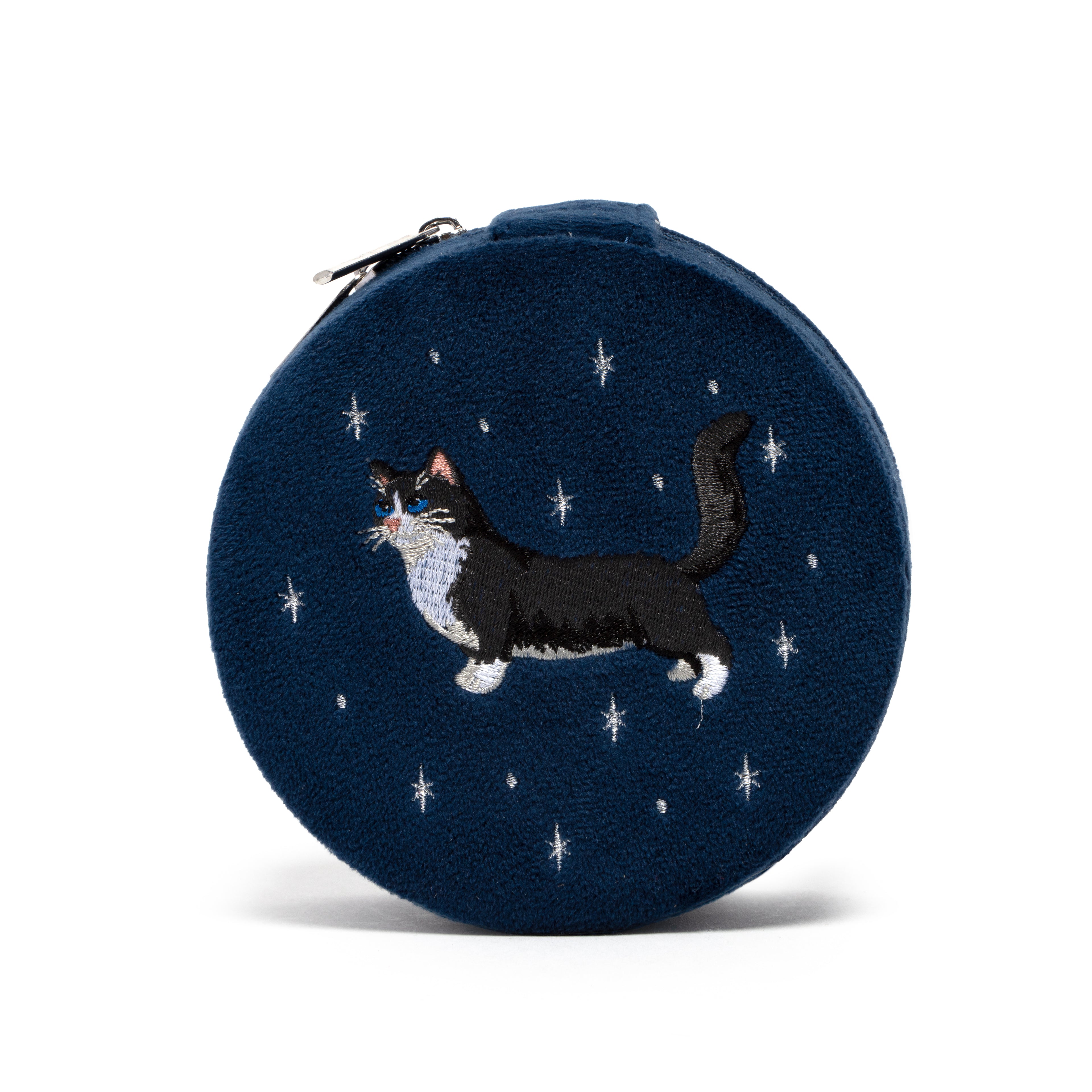 Cat Jewelry Zip Case