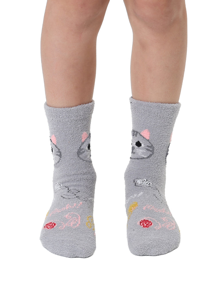 Cat Kids Fuzzy Socks