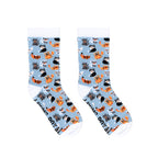Cats Kids Bamboo Crew Socks
