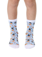 Cats Kids Bamboo Crew Socks
