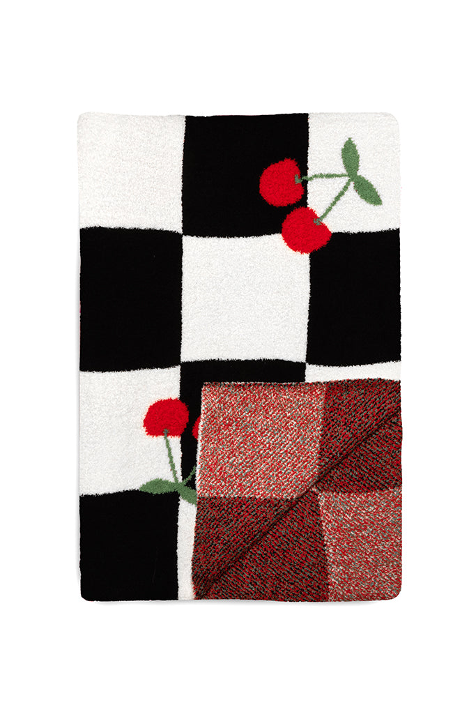 Checker Cherries Blanket