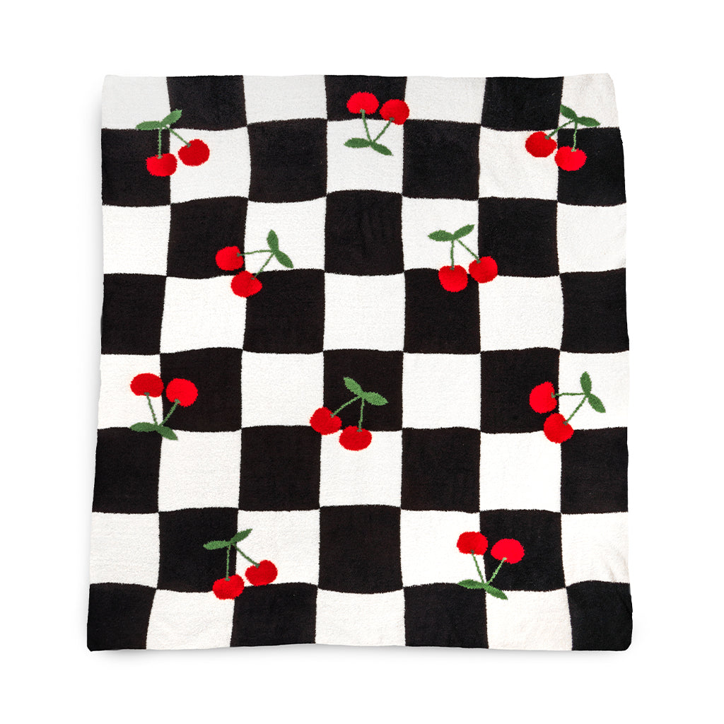 Checker Cherries Blanket