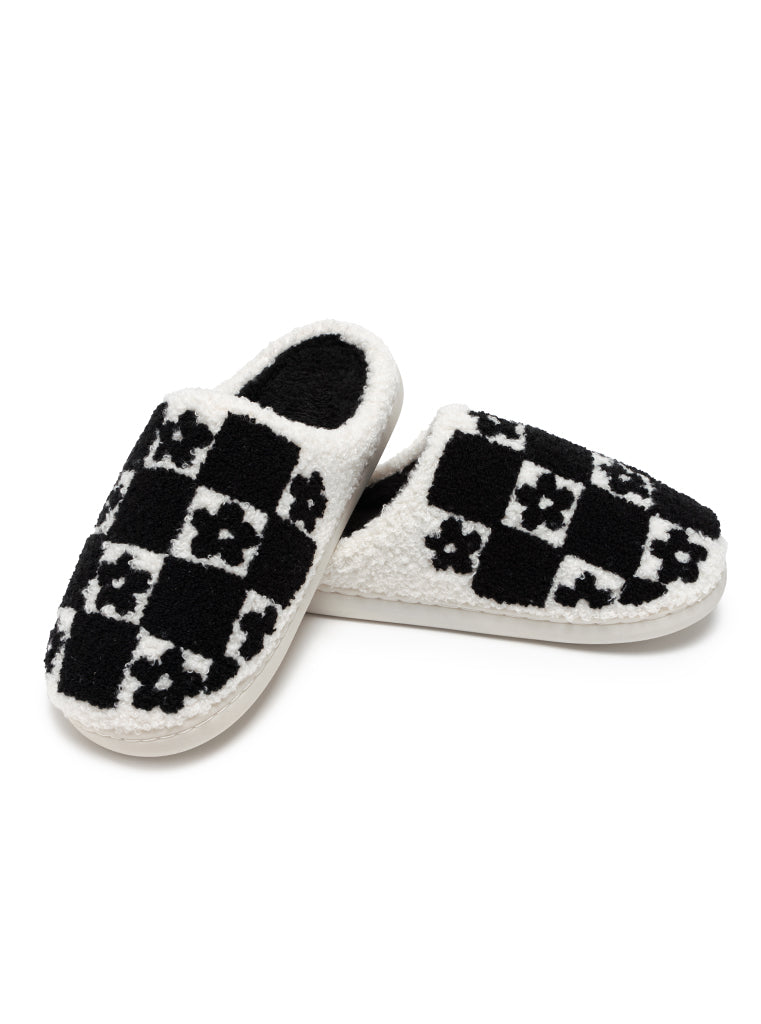 Daisy Checker Slippers