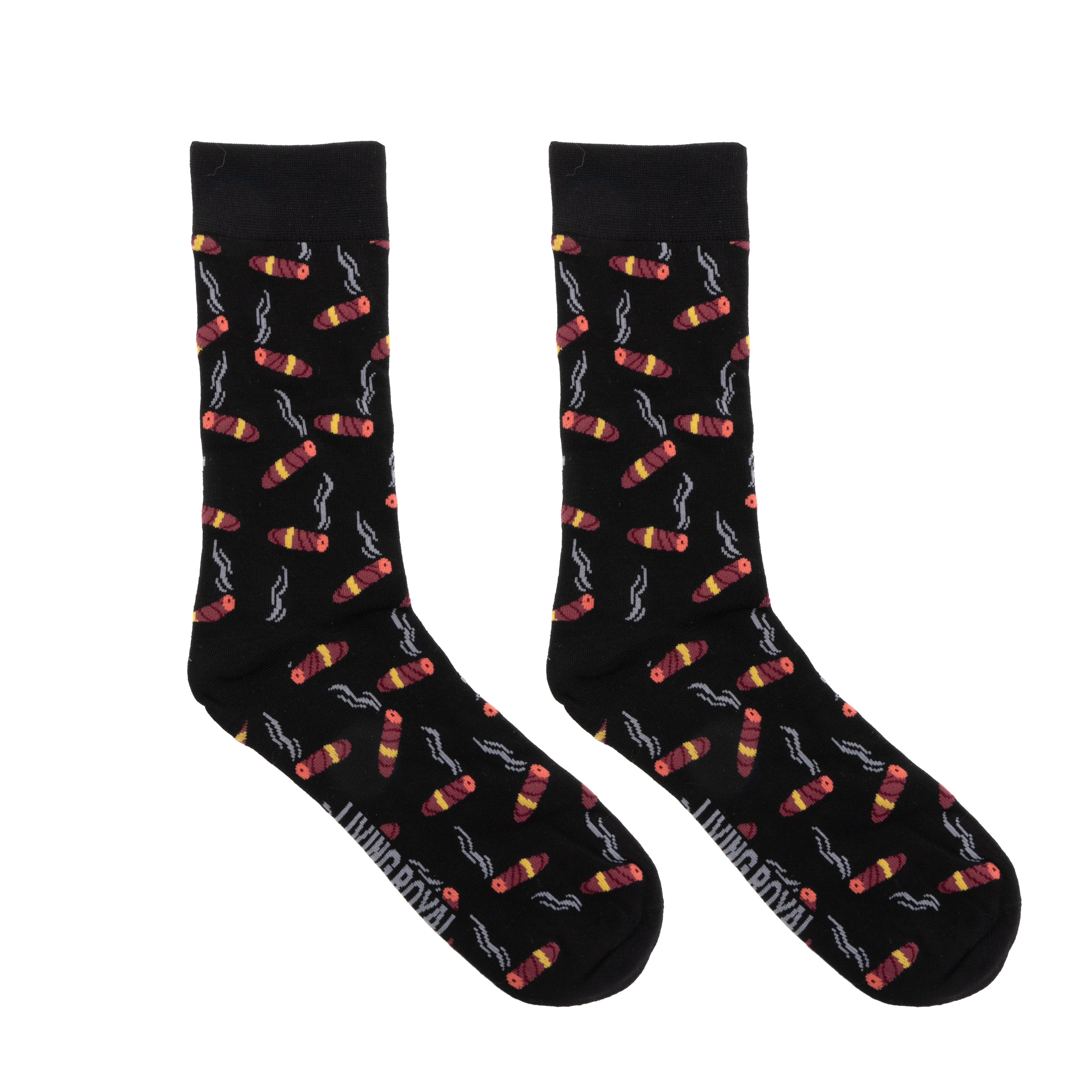 Cigar Mens Bamboo Crew Socks