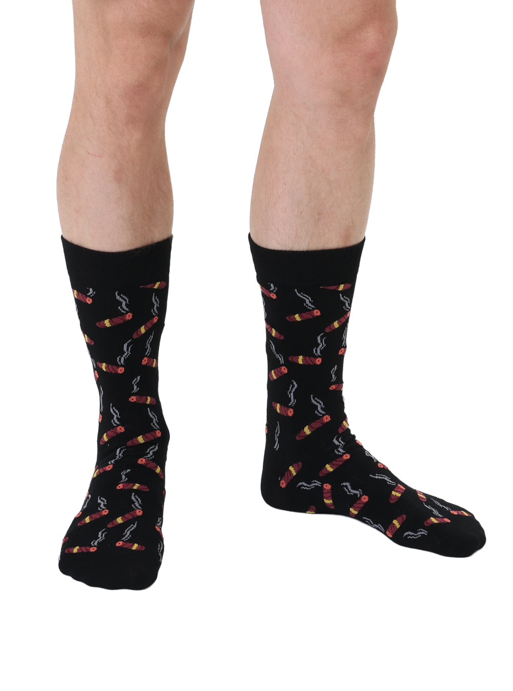 Cigar Mens Bamboo Crew Socks