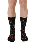 Cigar Mens Bamboo Crew Socks