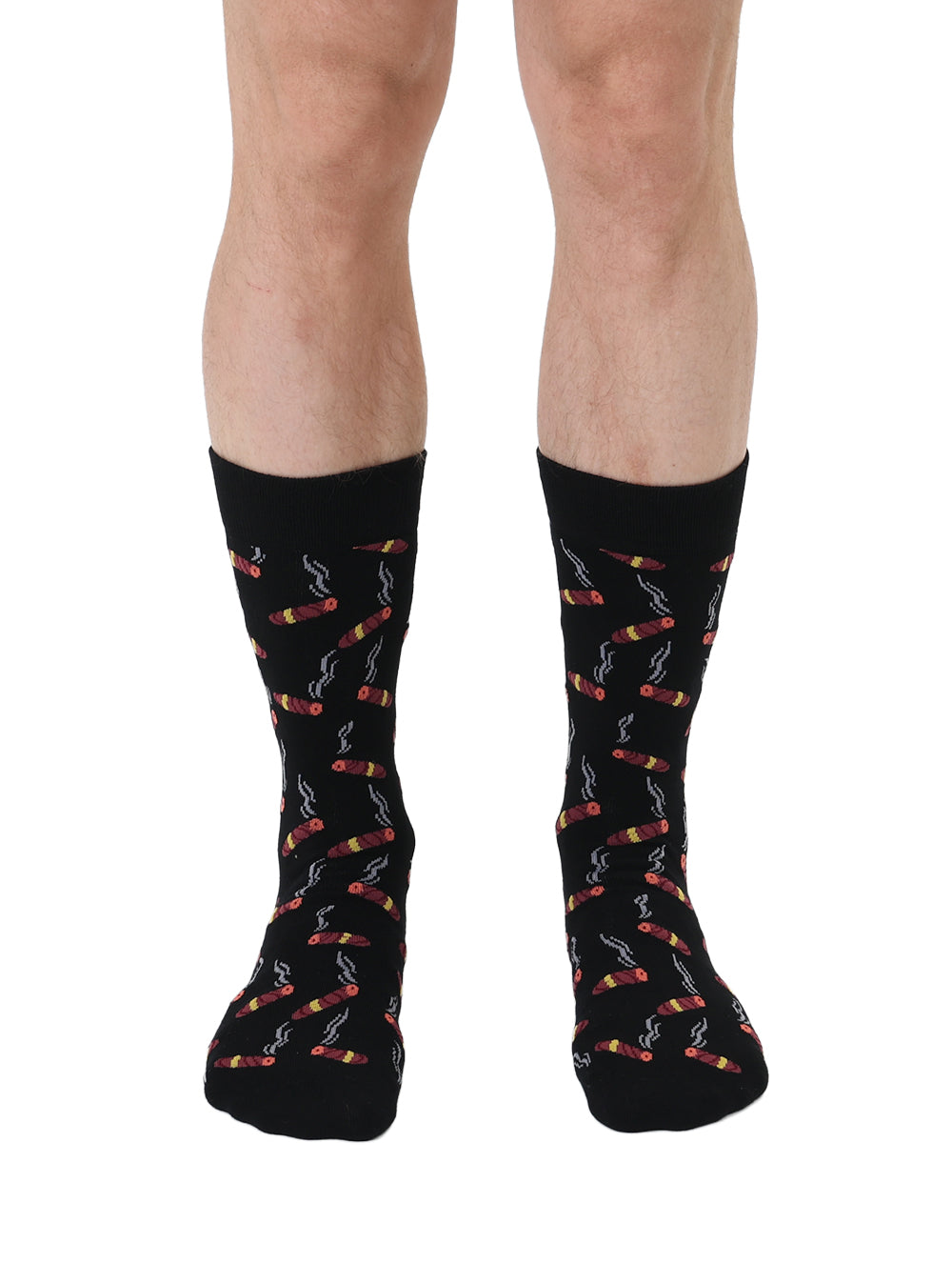 Cigar Mens Bamboo Crew Socks