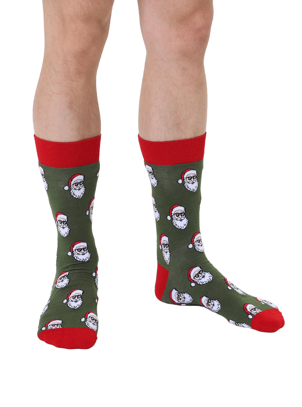 Cool Santa Mens Bamboo Crew Socks