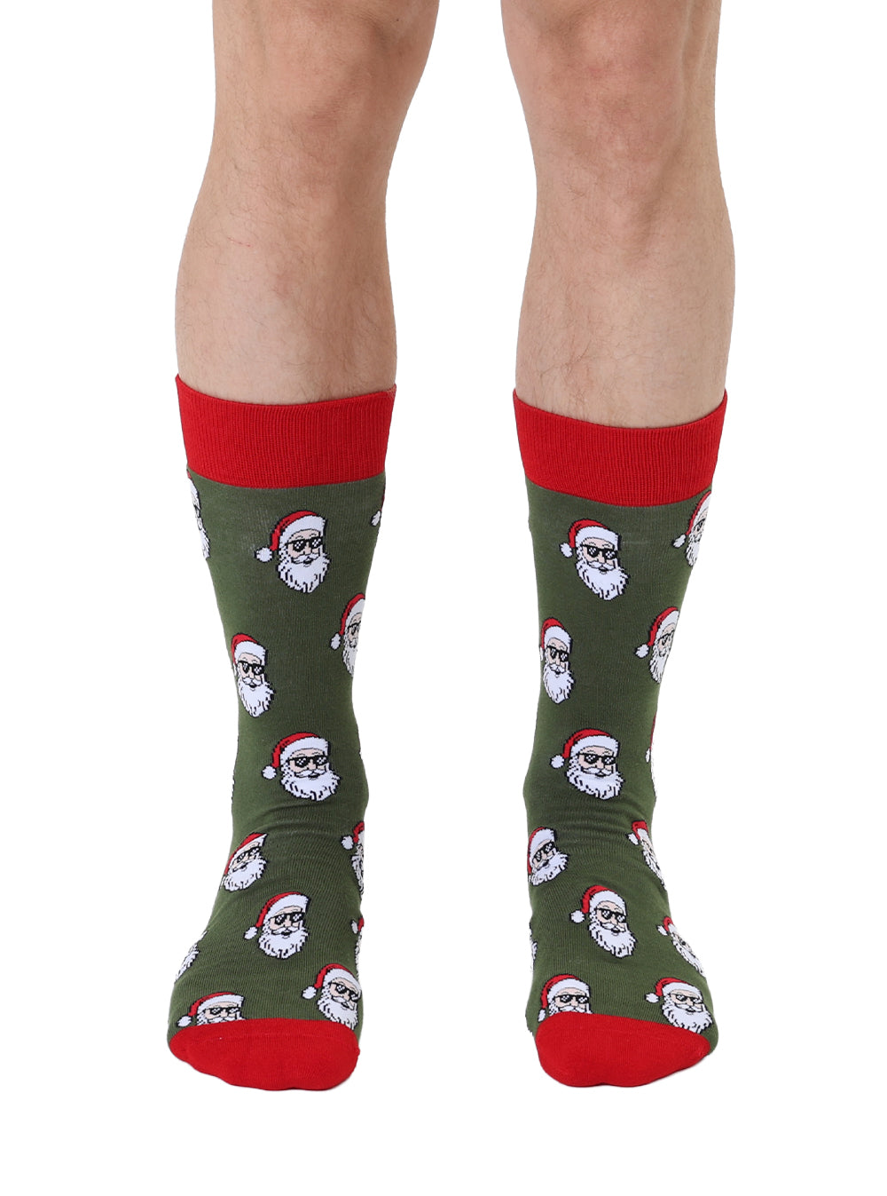 Cool Santa Mens Bamboo Crew Socks