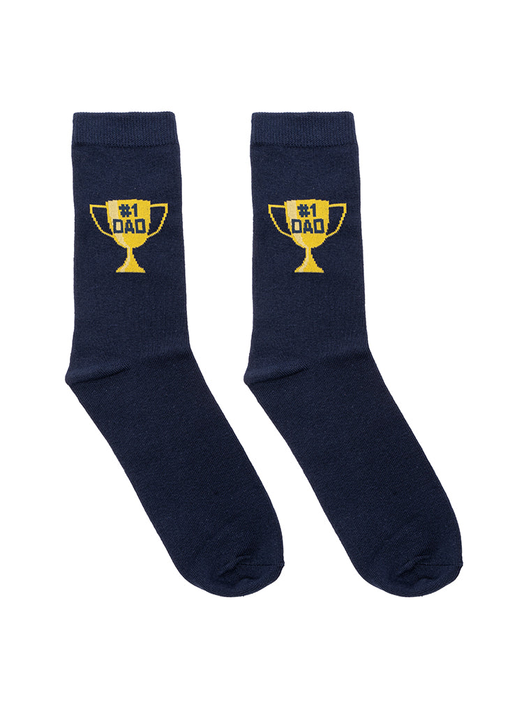 Dad Trophy 3D Crew Sock