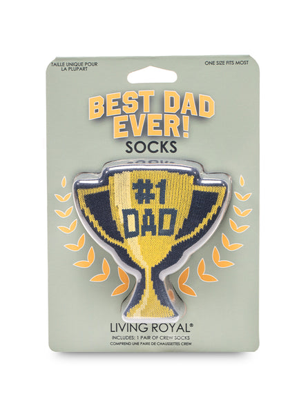 Dad Trophy 3D Crew Sock