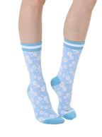 Daisy Women's Bamboo Crew Socks