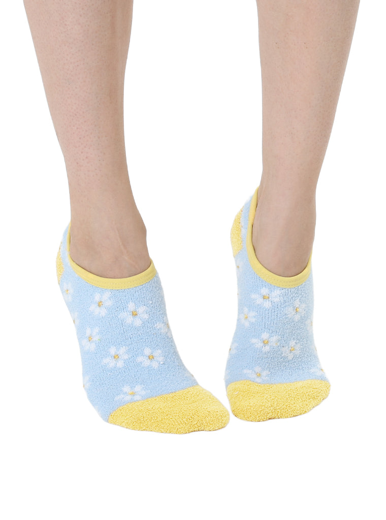 Daisy Fuzzy Slipper Sock