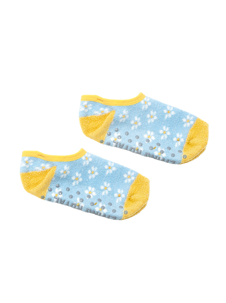 Daisy Fuzzy Slipper Sock